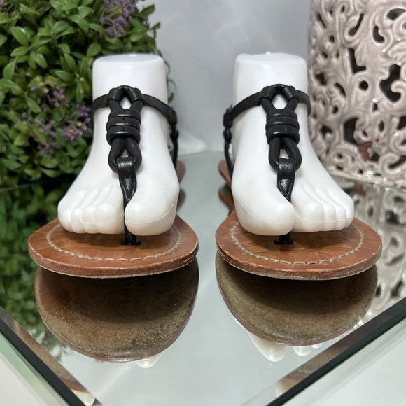 Coach Sawyer Leather Slingback Sandals - Picture 5 of 9